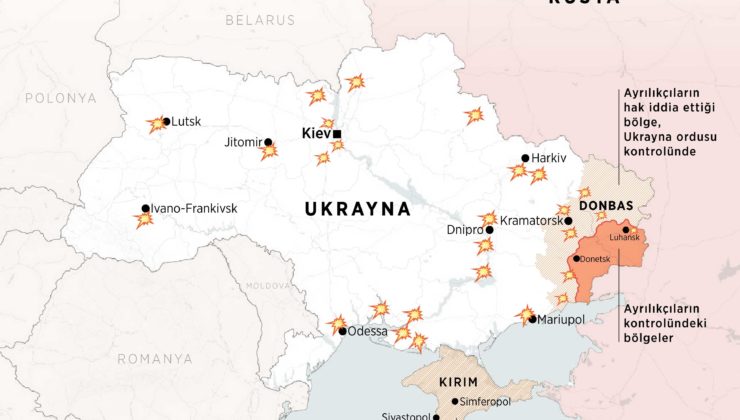 Rusya, Ukrayna’nın şehirlerini vuruyor