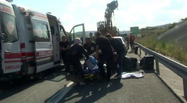 Bayram için Türkiye’ye gelen gurbetçi aile kaza yaptı: 1’i çocuk 2 yaralı
