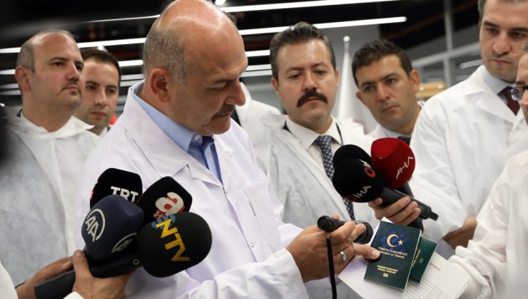 Bakan Soylu, yerli ve millî pasaportun üretimini başlattı: