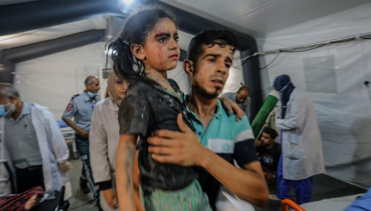 Terör devleti İsrail çocuk ve kadınları öldürmeye devam ediyor